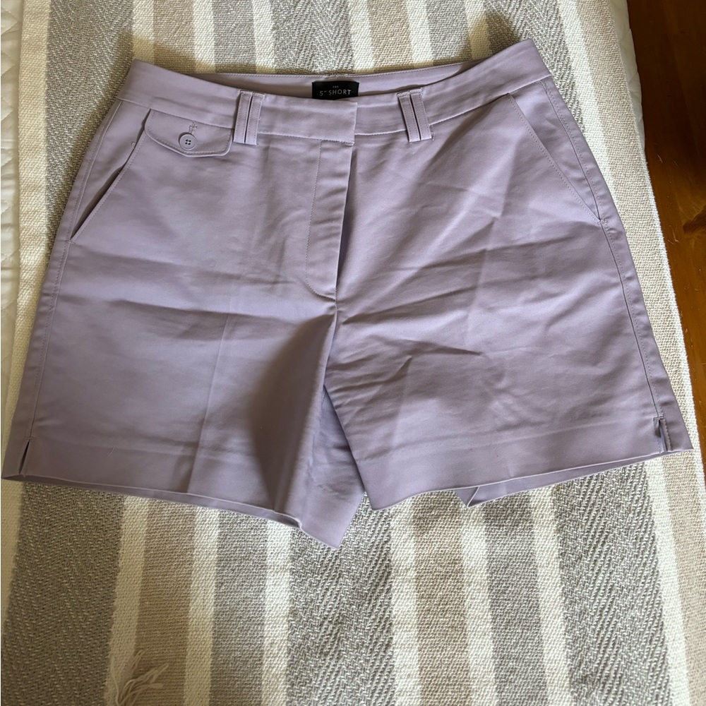 White House Black Market Lavender Tailored Shorts